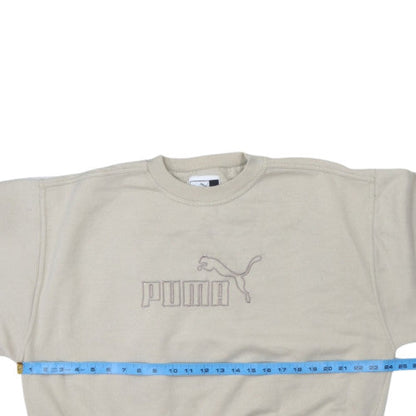 Puma Mens Beige XL Pullover Crew Neck Sweatshirt