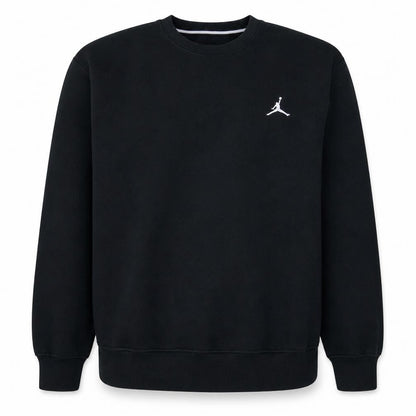 Jordan Men's Black Crew Neck Sweatshirt M Pullover Fleece