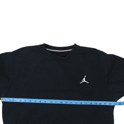 Jordan Men's Black Crew Neck Sweatshirt M Pullover Fleece