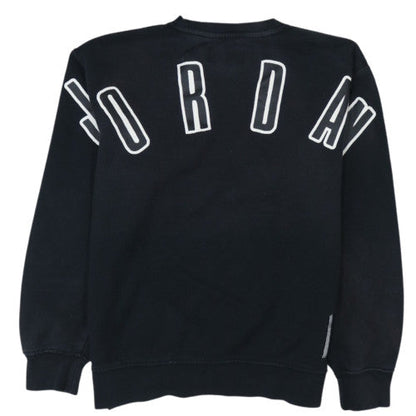 Jordan Men's Black Crew Neck Sweatshirt M Pullover Fleece