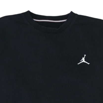 Jordan Men's Black Crew Neck Sweatshirt M Pullover Fleece
