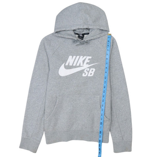 Nike SB Men's Grey Pullover Hoodie Medium Regular Fit Sports Fleece