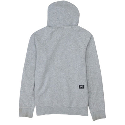 Nike SB Men's Grey Pullover Hoodie Medium Regular Fit Sports Fleece