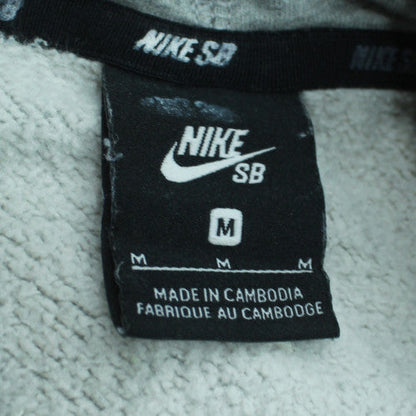 Nike SB Men's Grey Pullover Hoodie Medium Regular Fit Sports Fleece