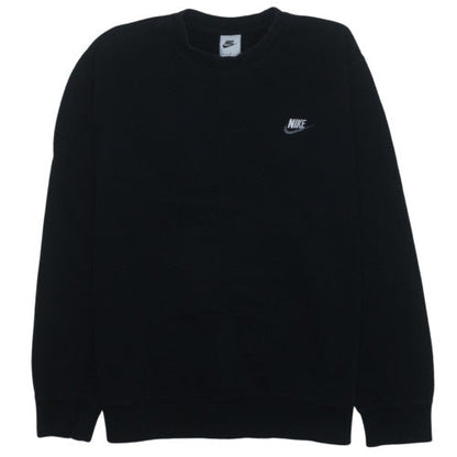 Nike Men's Black Regular Fit Crew Neck Pullover Sweatshirt M