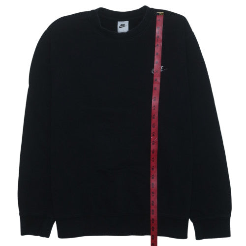 Nike Men's Black Regular Fit Crew Neck Pullover Sweatshirt M