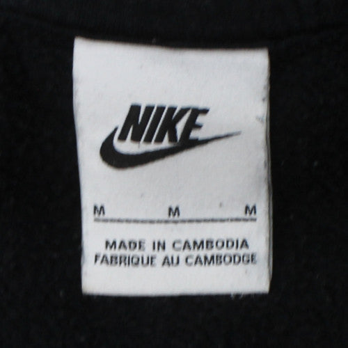 Nike Men's Black Regular Fit Crew Neck Pullover Sweatshirt M