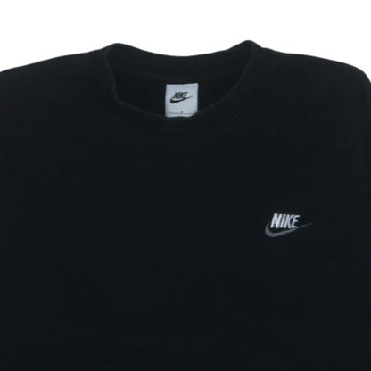 Nike Men's Black Regular Fit Crew Neck Pullover Sweatshirt M