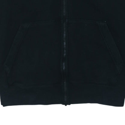 Nike Men's Black Full Zip Hoodie L Classic Fleece Sweatshirt
