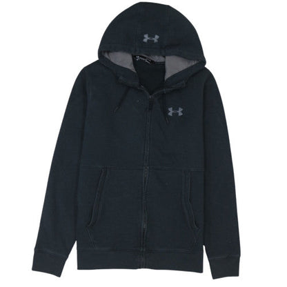 Under Armour Men's Black Full Zip Athletic Hoodie Size L
