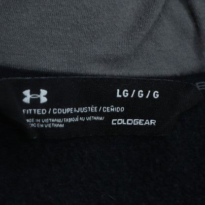 Under Armour Men's Black Full Zip Athletic Hoodie Size L