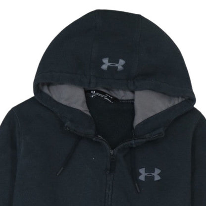 Under Armour Men's Black Full Zip Athletic Hoodie Size L