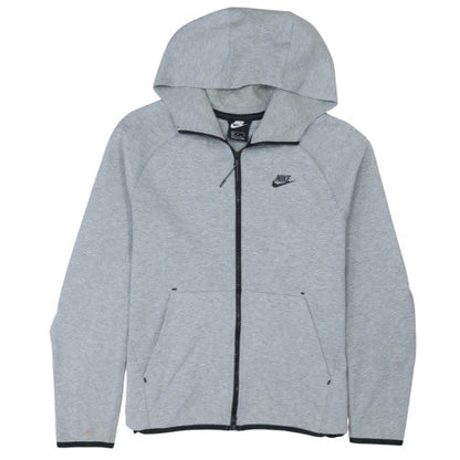 Nike Men's Grey Full Zip Hoodie Size M Sportswear