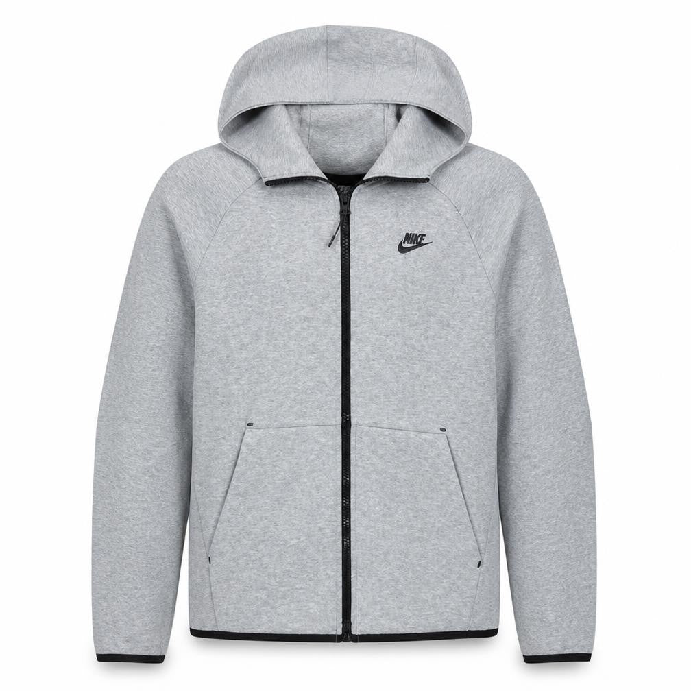 Nike Men's Grey Full Zip Hoodie Size M Sportswear