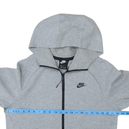 Nike Men's Grey Full Zip Hoodie Size M Sportswear
