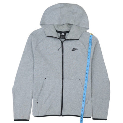 Nike Men's Grey Full Zip Hoodie Size M Sportswear