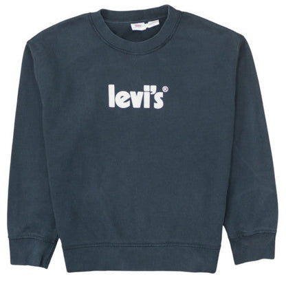 Levi's Men's Blue Logo Crew Neck Pullover Sweatshirt Size M