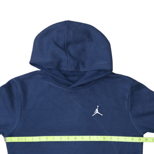 Jordan Boys Blue Pullover Hoodie XL 13-15 Years Cotton Fleece Jumper