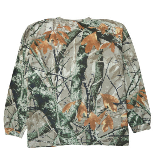 Outfitters Ridge Mens 2XL Camouflage Long Sleeve Cotton T-Shirt