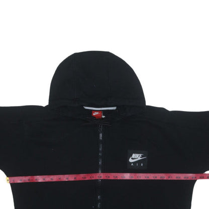 Nike Air Black Full Zip Hoodie Mens L Hooded Sweatshirt