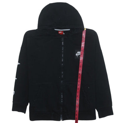 Nike Air Black Full Zip Hoodie Mens L Hooded Sweatshirt