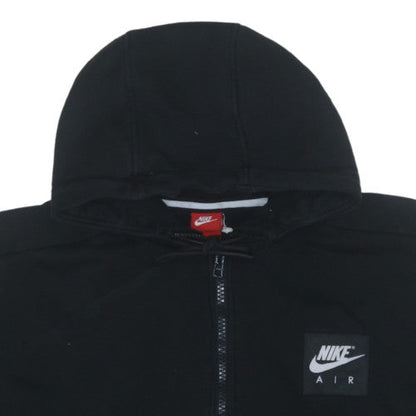 Nike Air Black Full Zip Hoodie Mens L Hooded Sweatshirt