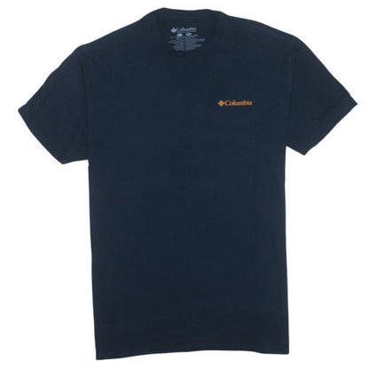 Columbia Men's Blue XL Graphic Outdoor Bear Cotton T-Shirt