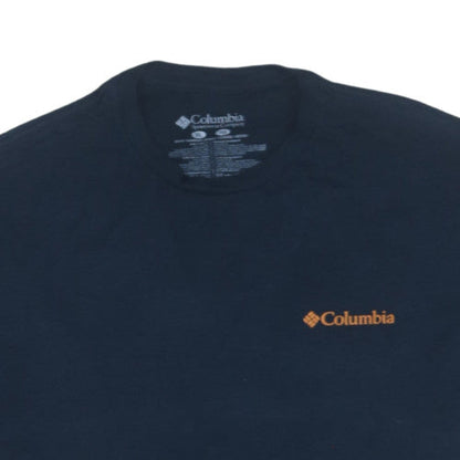 Columbia Men's Blue XL Graphic Outdoor Bear Cotton T-Shirt