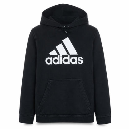 Adidas Women's Black Pullover Hoodie XL Cotton Blend Logo Print
