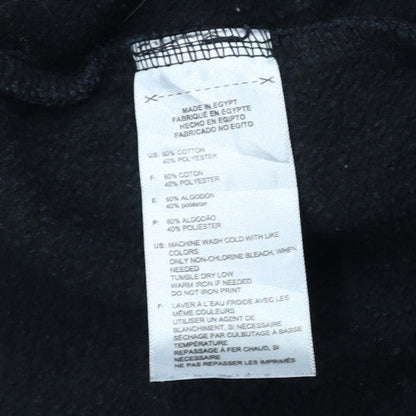 Adidas Women's Black Pullover Hoodie XL Cotton Blend Logo Print