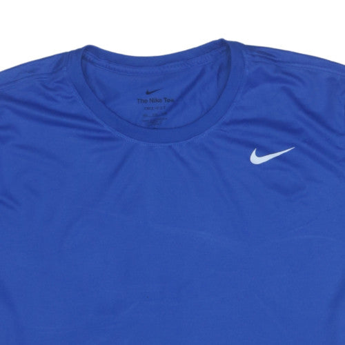 Nike Men's Blue Dri-FIT 2XL Short Sleeve Active T-Shirt