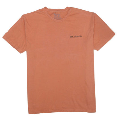 Columbia Men's Orange XL Graphic Outdoor Cotton T-Shirt