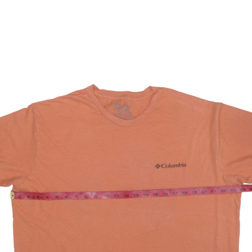Columbia Men's Orange XL Graphic Outdoor Cotton T-Shirt