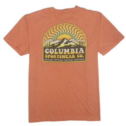 Columbia Men's Orange XL Graphic Outdoor Cotton T-Shirt