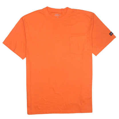 Dickies Men’s Orange XL Crew Neck Short Sleeve Workwear T-Shirt