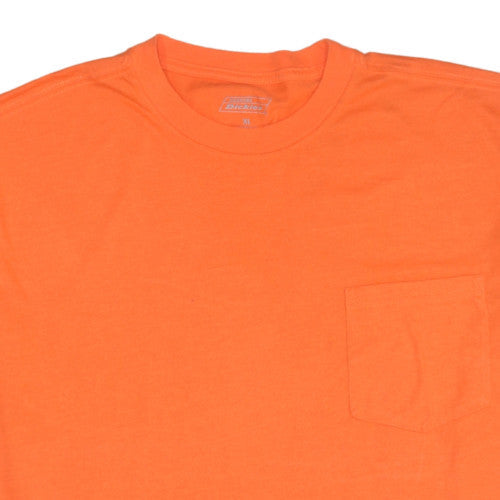 Dickies Men’s Orange XL Crew Neck Short Sleeve Workwear T-Shirt