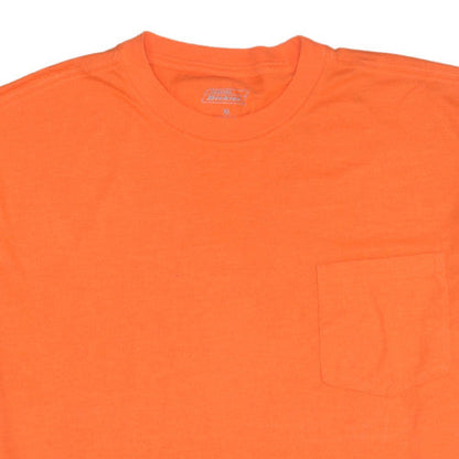 Dickies Men’s Orange XL Crew Neck Short Sleeve Workwear T-Shirt