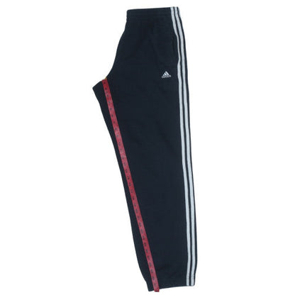Adidas Men's Black Regular Fit Fleece Sweatpants L