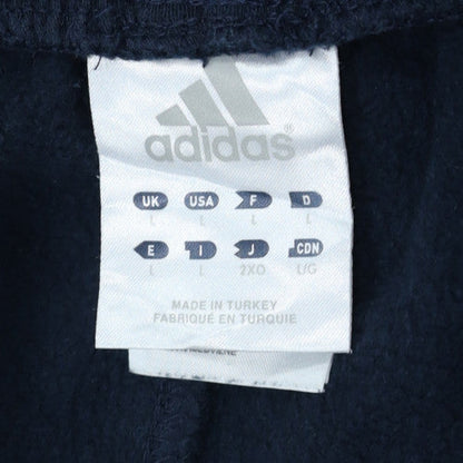 Adidas Men's Black Regular Fit Fleece Sweatpants L
