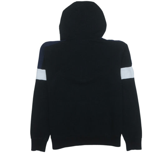FILA Men's Black M Pullover 1/4 Zip Hoodie Sweatshirt