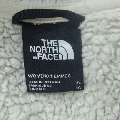 The North Face Womens White XL Fleece Hooded Zip Jacket