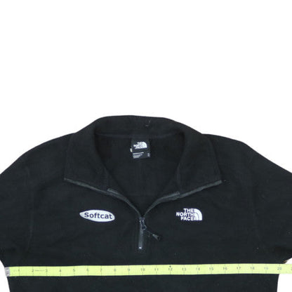 The North Face Men's Black Fleece 1/4 Zip Pullover Sweatshirt M