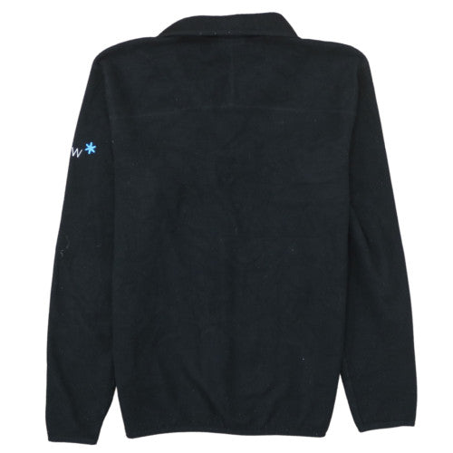The North Face Men's Black Fleece 1/4 Zip Pullover Sweatshirt M