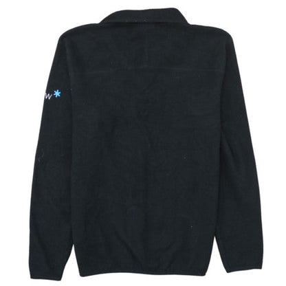 The North Face Men's Black Fleece 1/4 Zip Pullover Sweatshirt M
