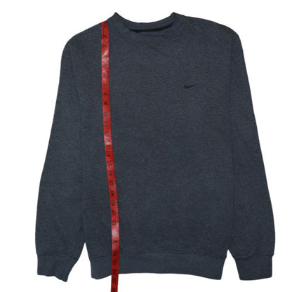 Nike Mens Grey Fleece Pullover Sweatshirt Size M Crew Neck