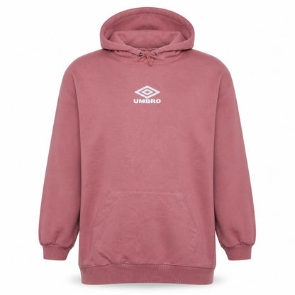 Umbro Mens Pink XL Pullover Hoodie Sweatshirt With Logo