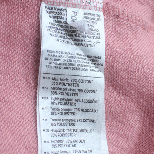 Umbro Mens Pink XL Pullover Hoodie Sweatshirt With Logo