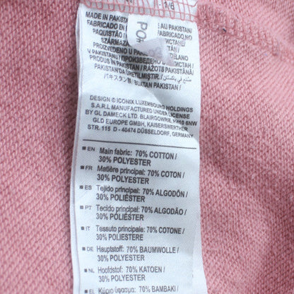 Umbro Mens Pink XL Pullover Hoodie Sweatshirt With Logo