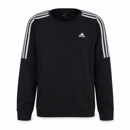 Adidas Men's Black Crew Neck Pullover Sweatshirt Size M