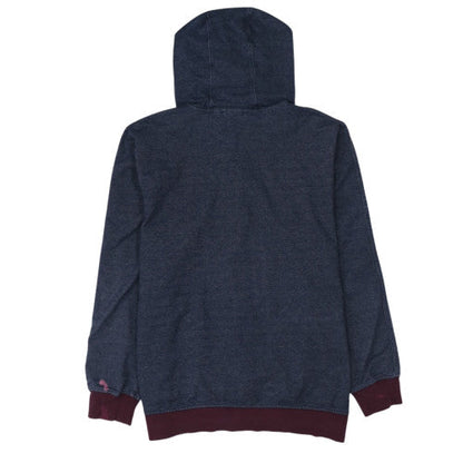 Adidas Men’s Blue Full Zip Hoodie L Regular Fit Jersey